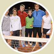 grupo de alumnas de tenis