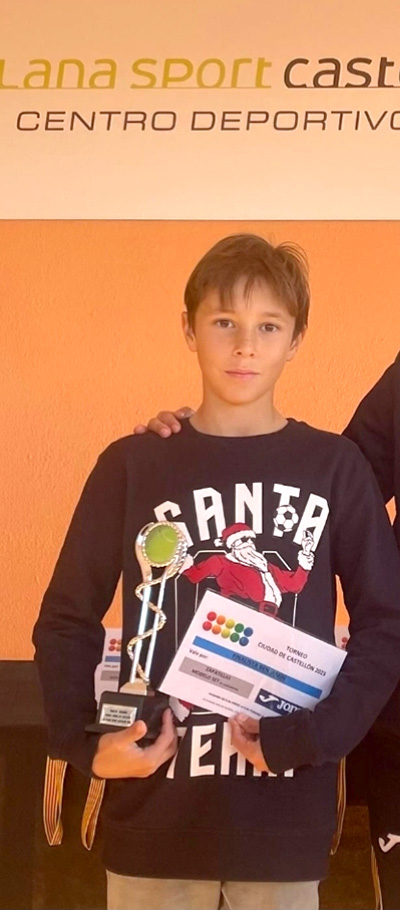 Álvaro Salvador Benjamín subcampeón en el torneo Ciudad de Castellón
