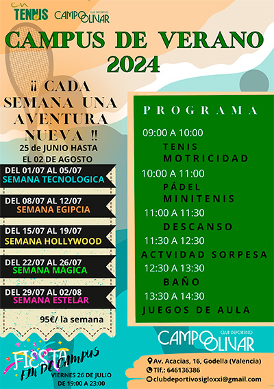 Campus Verano CampoOlivar 2024