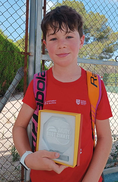 Gerard Rodríguez, campeón Benjamín en el Young Tennis
