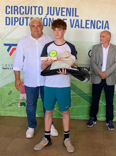 Mario Alberto Fernández, en la final Benjamín en Villena