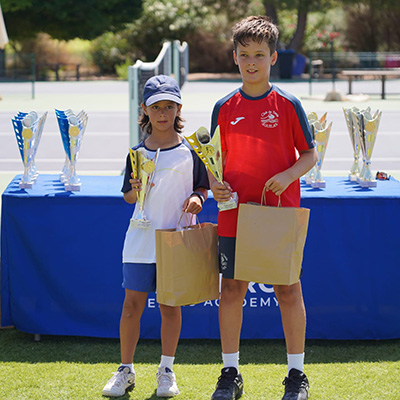 Mario Alberto Fernández, en la final Benjamín en Villena