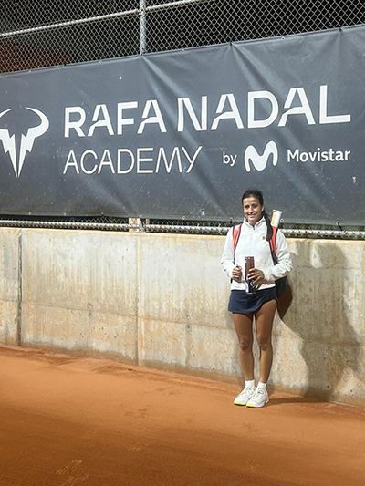 Natalia Ortega en el torneo Mutua de Madrid